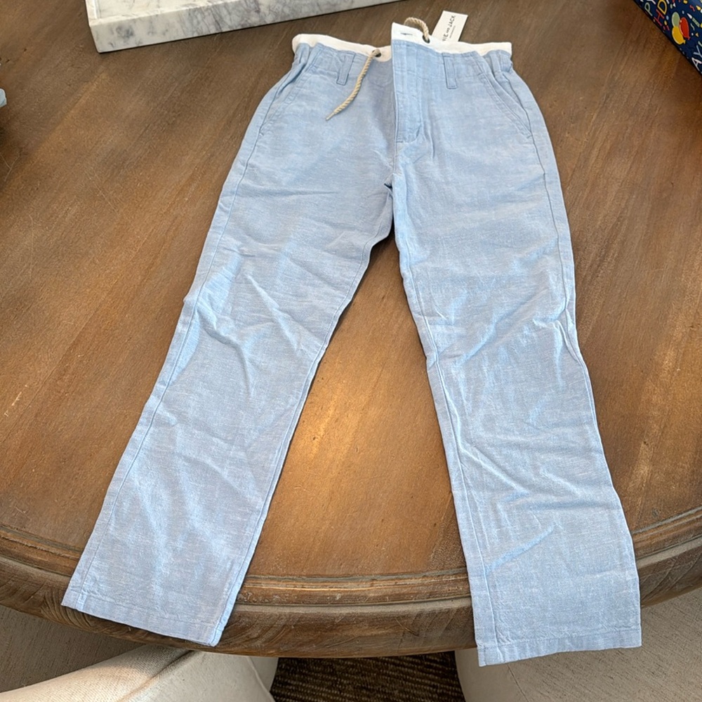 Boys Janie and jack linen pants size 6